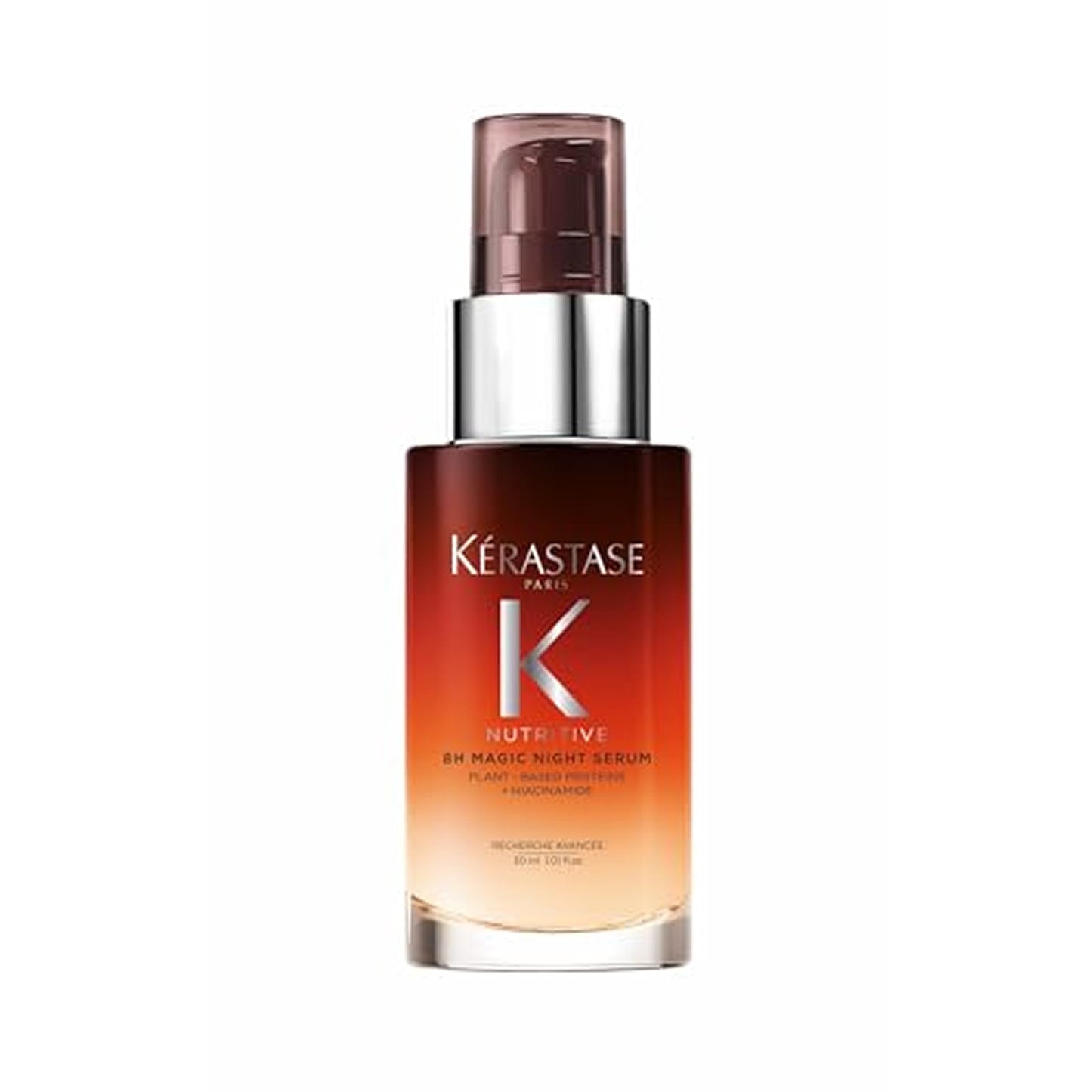 HotKerastase Nutritive 8H Magic Night Serum - Overnight Treatment for Dry Hair, Enhances Shine, Nourishes and Reduces Frizz, With Plant-Based Proteins, For All Hair Types