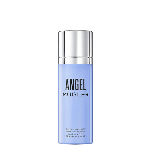 Hot Mugler Angel Hair & Body Mist Gourmand Womens Fragrance - 3.3 Fl Oz | Perfume Mist with Bergamot, Praline Accord & Patchouli - Travel Friendly Bottle Part of a Daily Routine