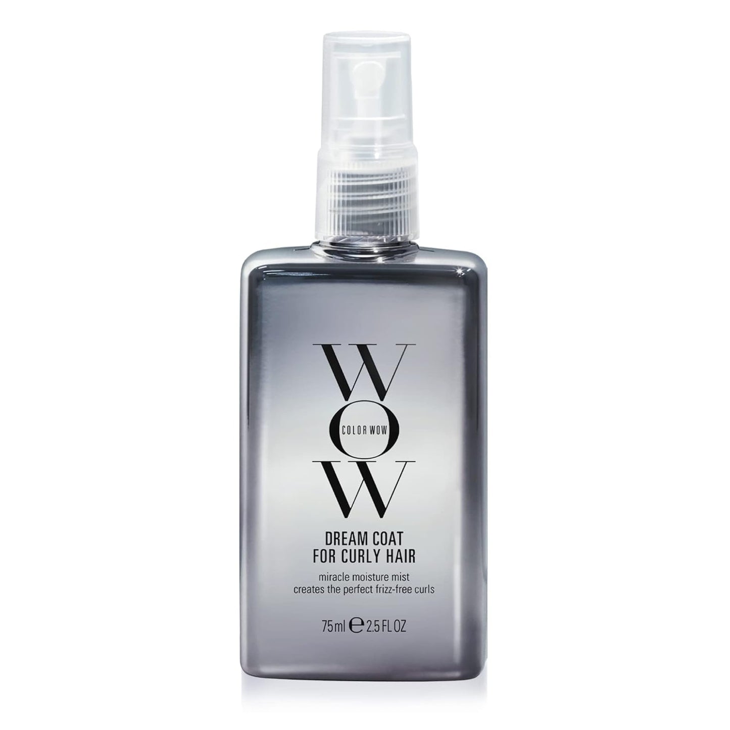 HotCOLOR WOW Dream Coat for Curly Hair, Moisture-Boosting Anti-Frizz Spray for Defined Curls