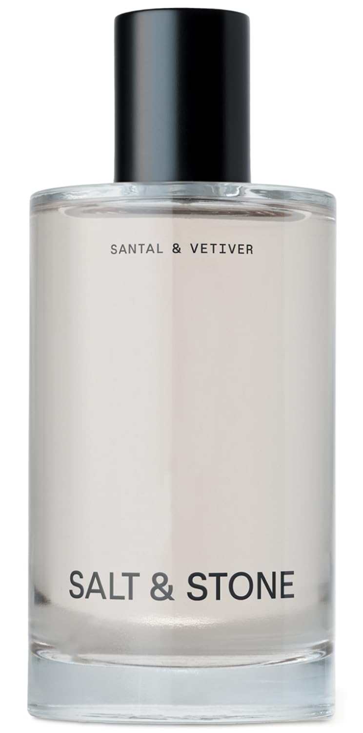 HotSalt & Stone Hair & Body Mist for Women & Men, Santal & Vetiver 3.4 fl oz | Body & Hair Mist, Warm & Woody Scented Body Spray, Gender Neutral Fragrance with Glycerin & Red Algae, Vegan, Paraben-Free
