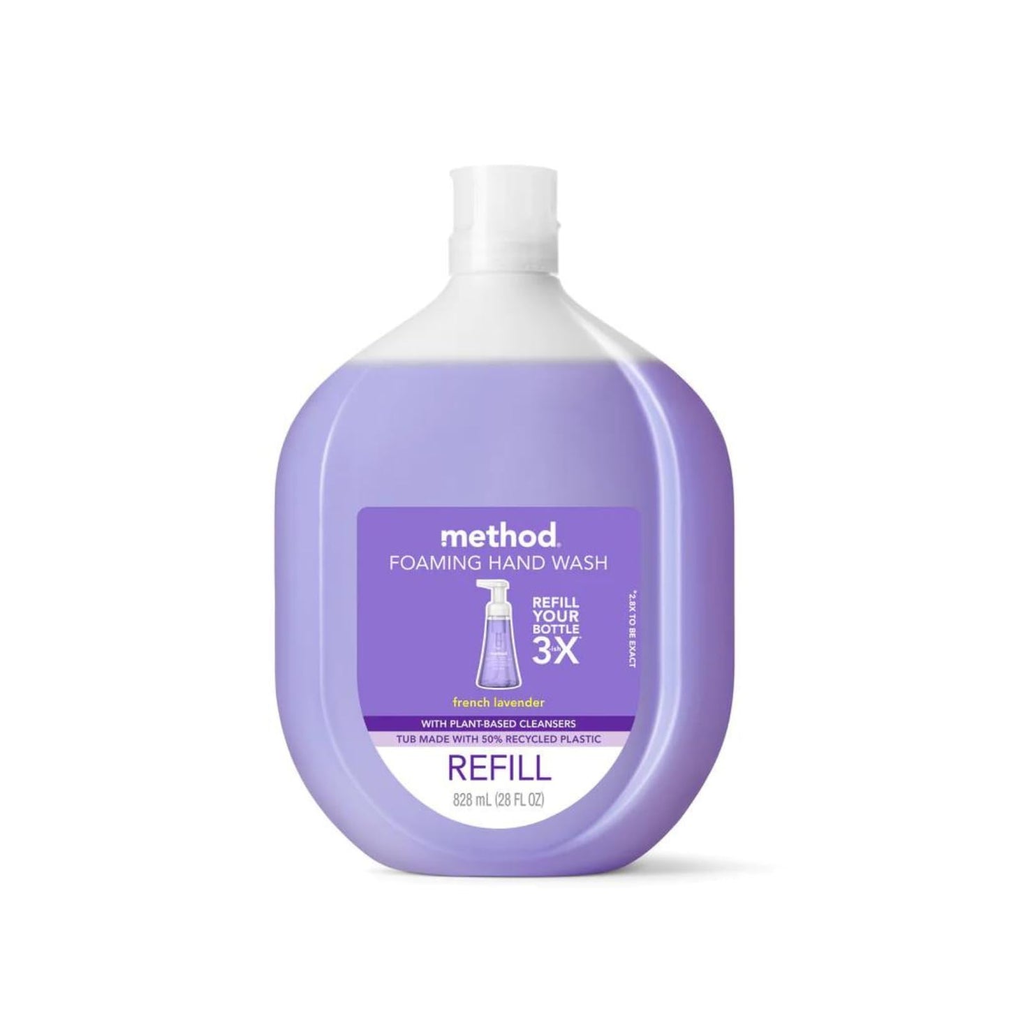 Hotmethod Foaming Hand Wash, Sweet Water - Leaves Hands Feeling Soft & Clean, for Bathroom & Kitchen, Notes of Dewy Lemon Leaf, Grapefruit & Star Jasmine, 10 fl oz, 3 pack