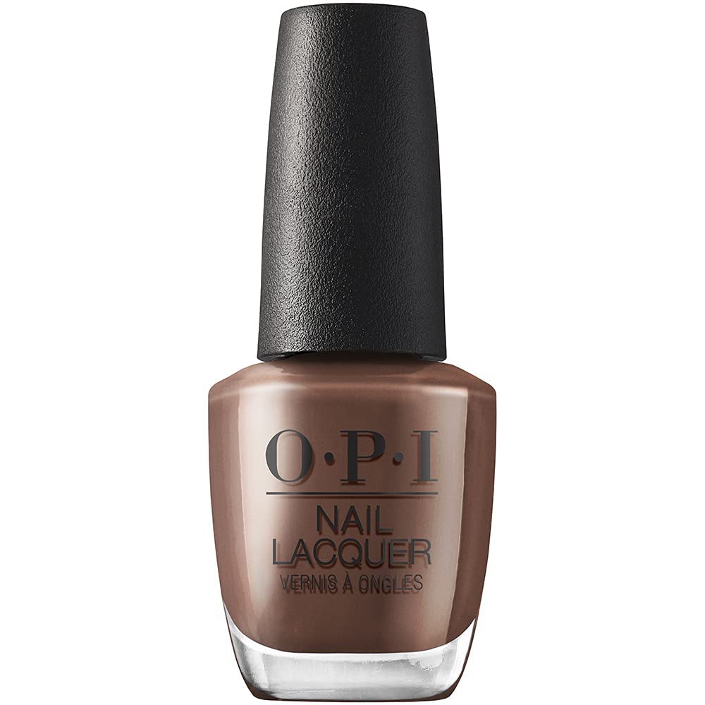 HotOPI Nail Lacquer Classic Nail Polish Colors | Nude & Brown Shades | Crème, Shimmer, and Glitter Chip Resistant Nail-Polish | Fast Drying, Streak-free Formula | 0.5 Fl Oz