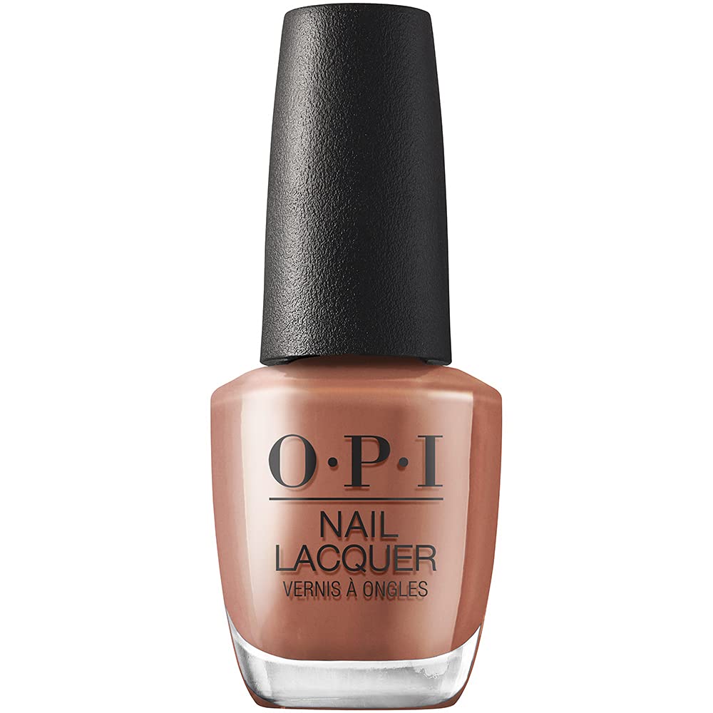 HotOPI Nail Lacquer Classic Nail Polish Colors | Nude & Brown Shades | Crème, Shimmer, and Glitter Chip Resistant Nail-Polish | Fast Drying, Streak-free Formula | 0.5 Fl Oz