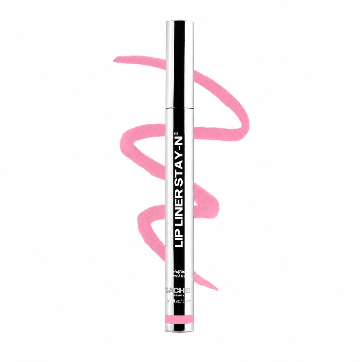 HotSacheu Lip Liner STAY-N Peel Off Lip Stain — Long Lasting Waterproof Lip Tint with Hyaluronic Acid & Vitamin E — Transfer Proof Matte Finish (p-INKED)