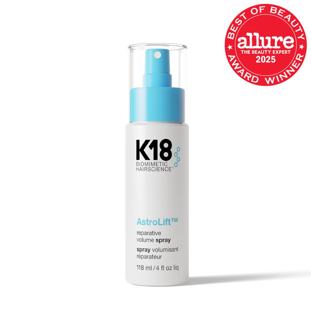 HotK18 AstroLift™ Reparative Volume Spray, 2-Day Hair Thickening + Hold For Thin, Fine, Fragile Hair, Non-Sticky, Non-Crunchy, Humidity-Resistant Volumizing Spray