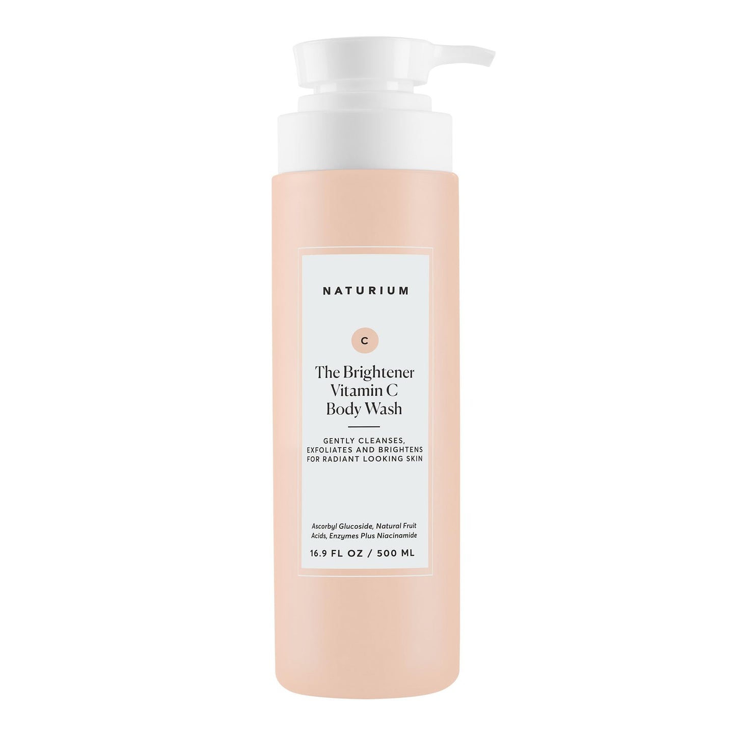 HotNaturium The Smoother Glycolic Acid Exfoliating Body Wash, Soft & Smoothing Cleanser, 16.9 oz