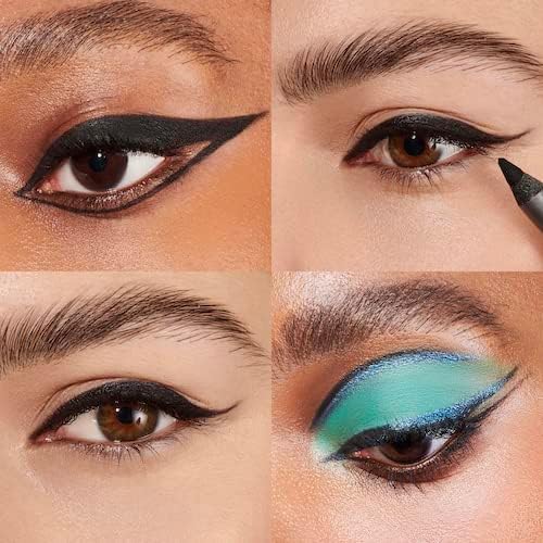 HotWonderskin Eyeliner Pencil, 1440 Longwear Deep Black Eyeliner Pencil - Waterproof, Sharpenable & Smudge Proof (Liquorice)