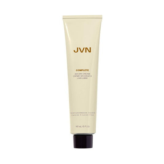 HotJVN No Heat Complete Air Dry Cream, 5 Fl Oz, Hair Smoothing Cream Enhances Your Natural Texture, Curl Cream and Wavy Hair Products, Silicone Free
