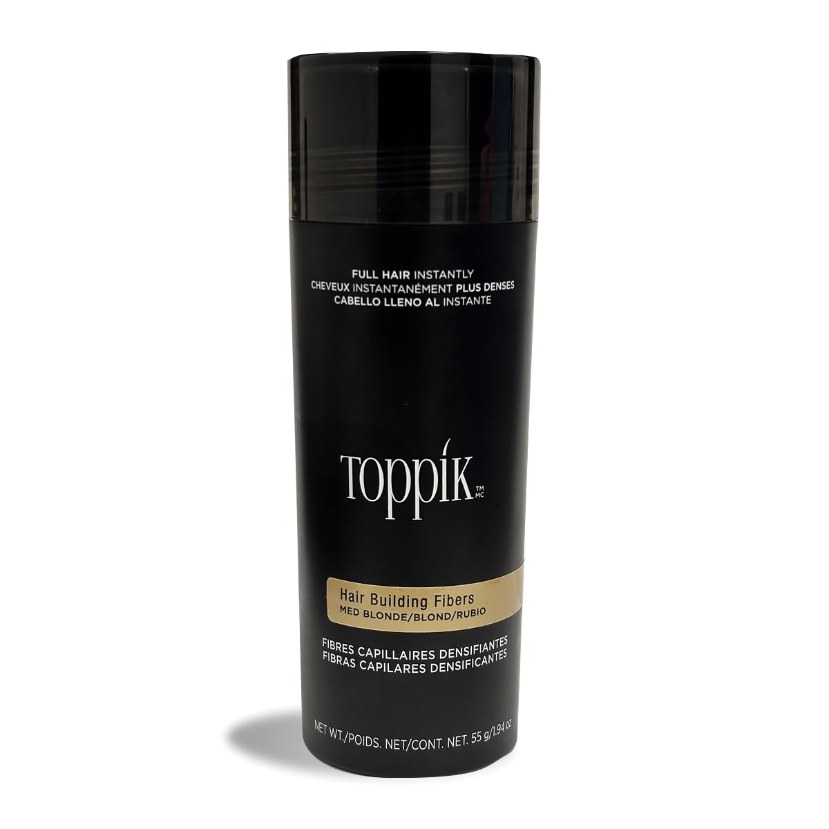 HotToppik Hair Building Fibers, Fill In Fine or Thinning Hair Instantly Thicker, Fuller Looking Hair 9 Shades,4 size options