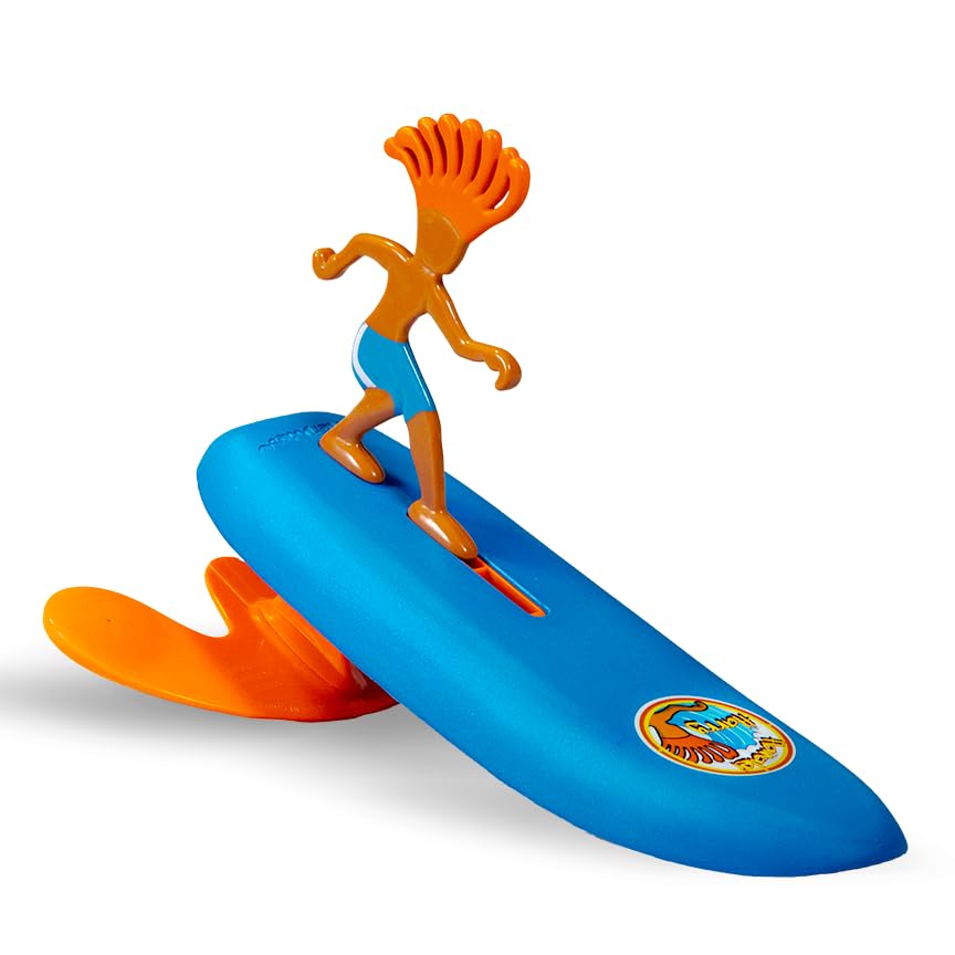 Hot Surfer Dudes Classics Wave Powered Mini-Surfer and Surfboard Toy - Outer Bank Olivia