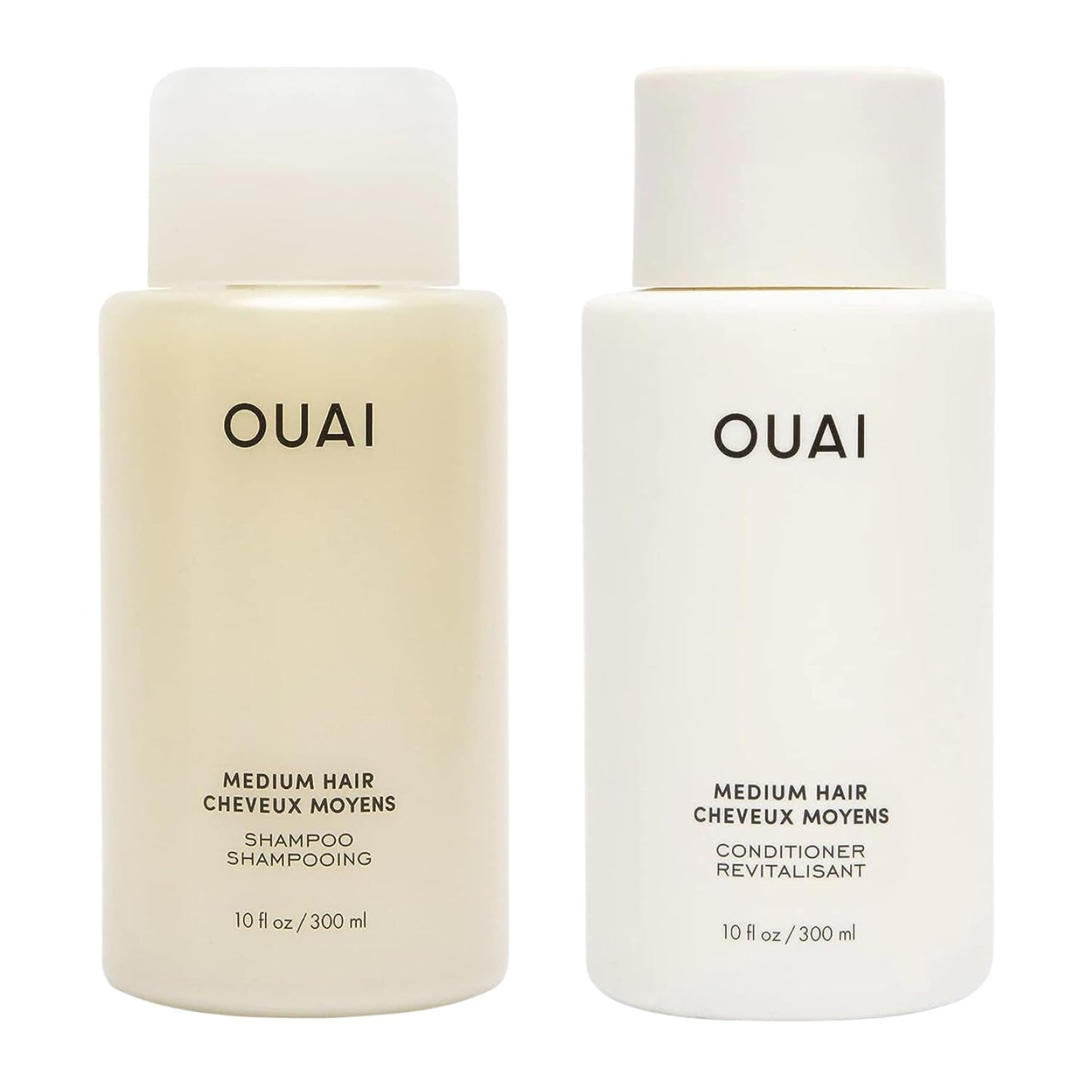 HotOUAI Fine Shampoo and Conditioner Set - Sulfate Free Shampoo and Conditioner for Women & Men - Made with Keratin, Marshmallow Root, Shea Butter & Avocado Oil - Free of Parabens & Phthalates (10 Fl Oz)