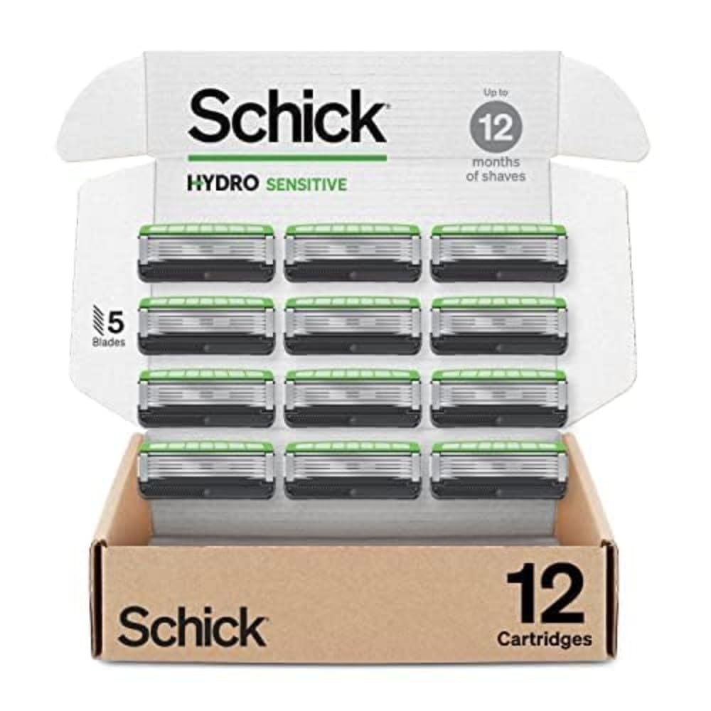 HotSchick Hydro Sensitive Razor Blades Refills, 12ct