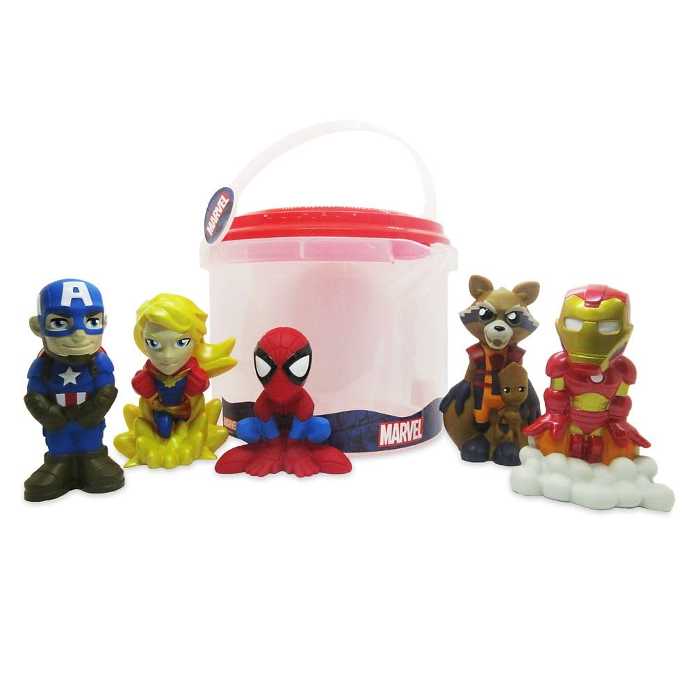 HotDisney Store Official Toy Story Bath Toys Set - Includes 5 Detailed Toys with a Straining Storage Bucket - Bath Time Fun & Water Play Set for Kids