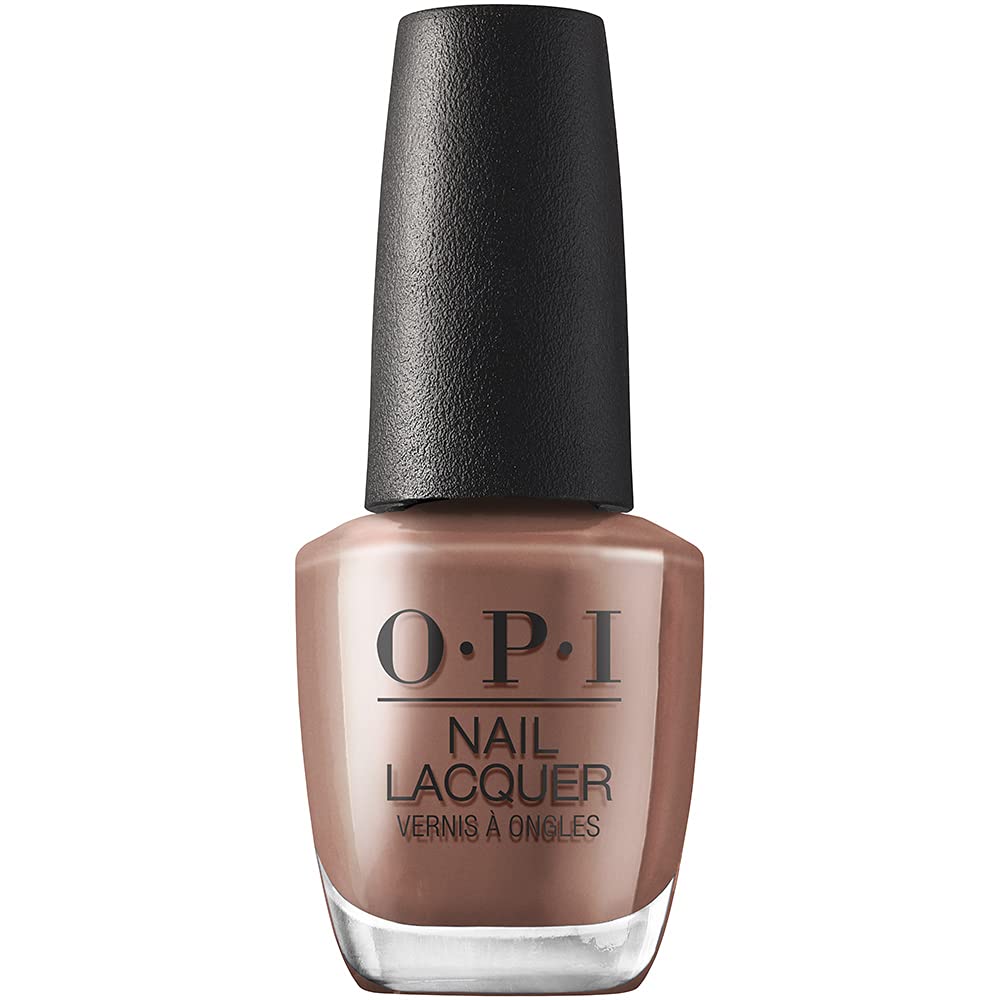 HotOPI Nail Lacquer Classic Nail Polish Colors | Nude & Brown Shades | Crème, Shimmer, and Glitter Chip Resistant Nail-Polish | Fast Drying, Streak-free Formula | 0.5 Fl Oz