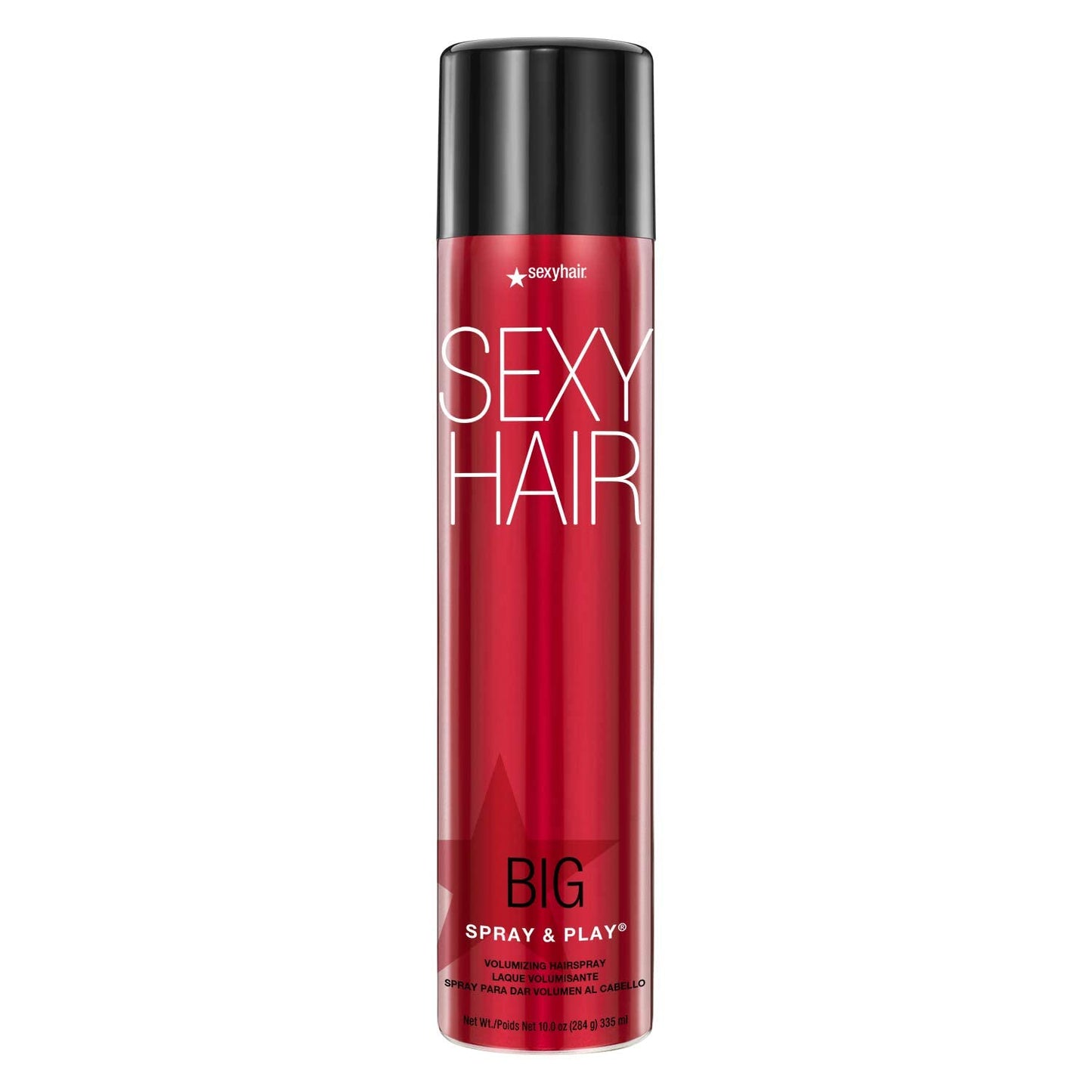 HotSexyHair Big Spray & Play Volumizing Hairspray | Hold and Shine | Up to 72 Hour Humidity Resistance | All Hair Types