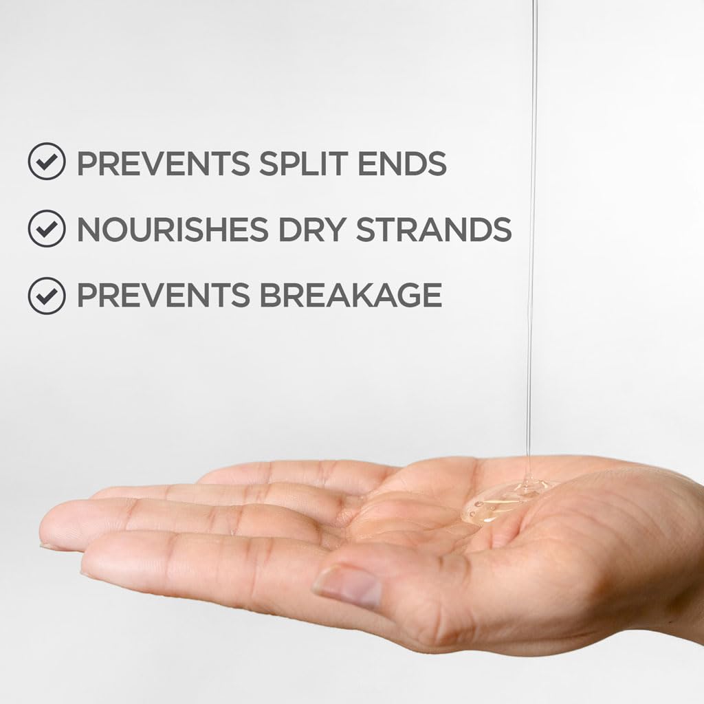 HotBioSilk Silk Therapy Original, Reconstructing Leave-In Hair Treatment, Adds Shine, Smooths & Prevents Split Ends, Sulfate-Free, Paraben-Free, Cruelty-Free, 12 Oz