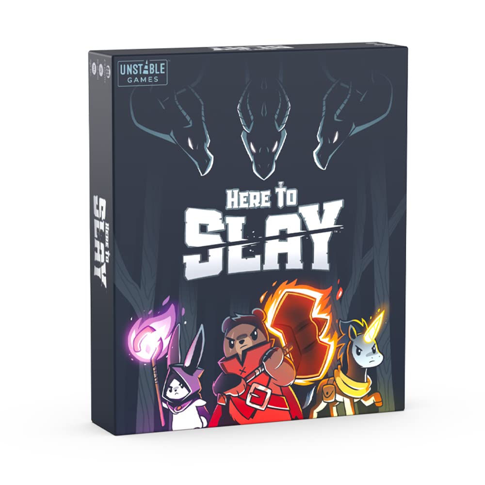 Hot Unstable Games Here to Slay Card Game - Fantasy Adventure Strategy Game for 2-6 Players, Ages 10 and Up - Family Game Night Card Game from the Creators of Unstable Unicorns