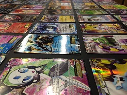 Hot Pokemon TCG : 100 Card LOT Rare, COM/UNC, Holo & Guaranteed EX, MEGA OR Full Art,