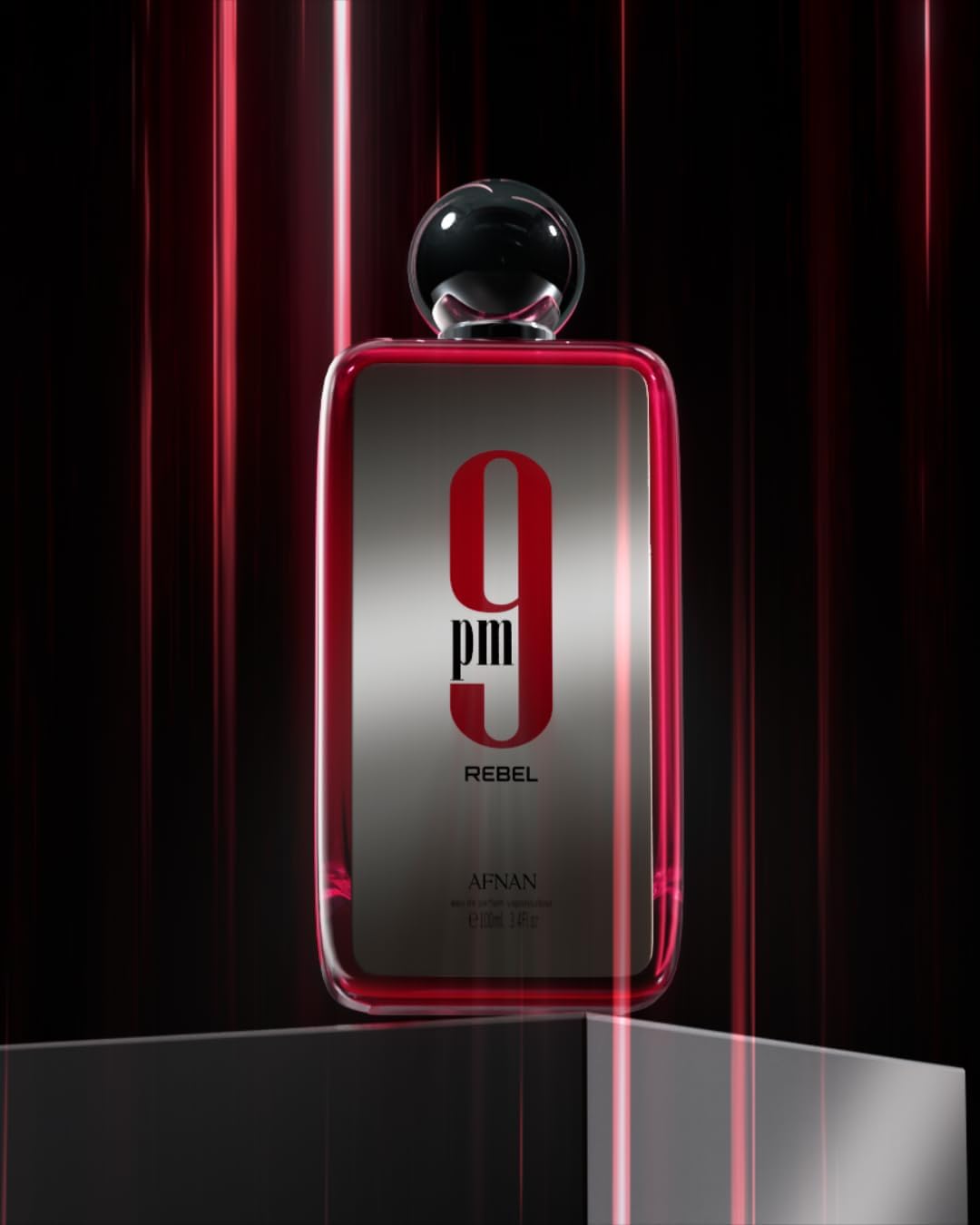Hot Afnan 9 PM Rebel Unisex Eau De Parfum, 3.4 Fl. Oz