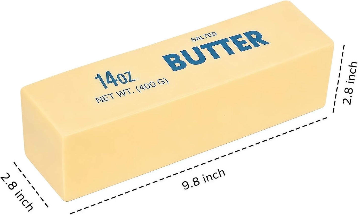 Hot Giant Butter Squishy Toys,Soft Slow Rising Butter Stick Squishy,Realistic Food Squishies,Big Squishy Butter Stress Relief Squeeze Toy (Large)