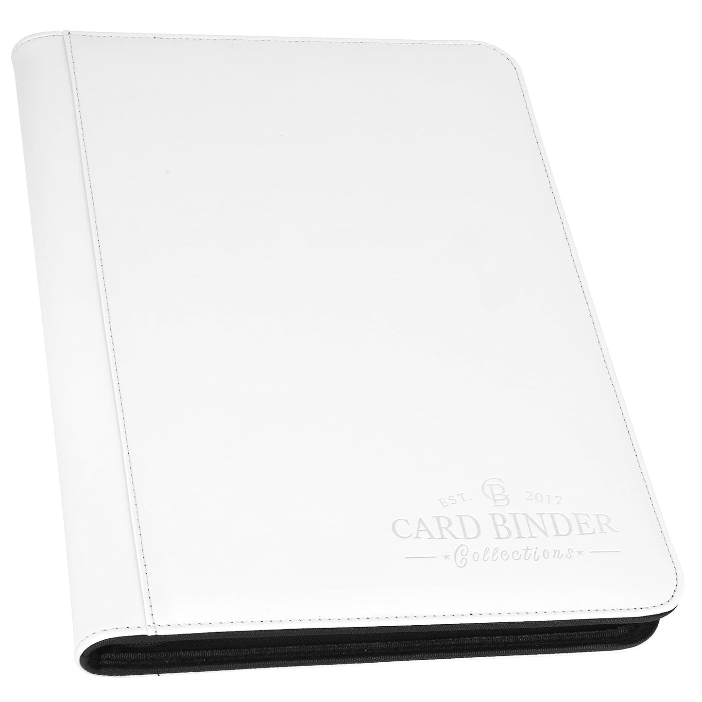 Hot 9 Pocket Card Binder, Premium Zip Trading Card Binder, 540 Double Sided Pocket PU Collection Binder, Collector Album, Card Folder for MTG, TCG, Sports Cards (Black)