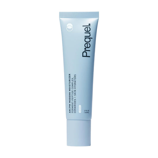 HotPrequel Skin AM/PM Modern Moisturizer – Hydrating Face Cream with Peptides, Ceramides & Glycerin for Dry, Sensitive, or Combination Skin – Non-Greasy Moisturizer for Barrier Support