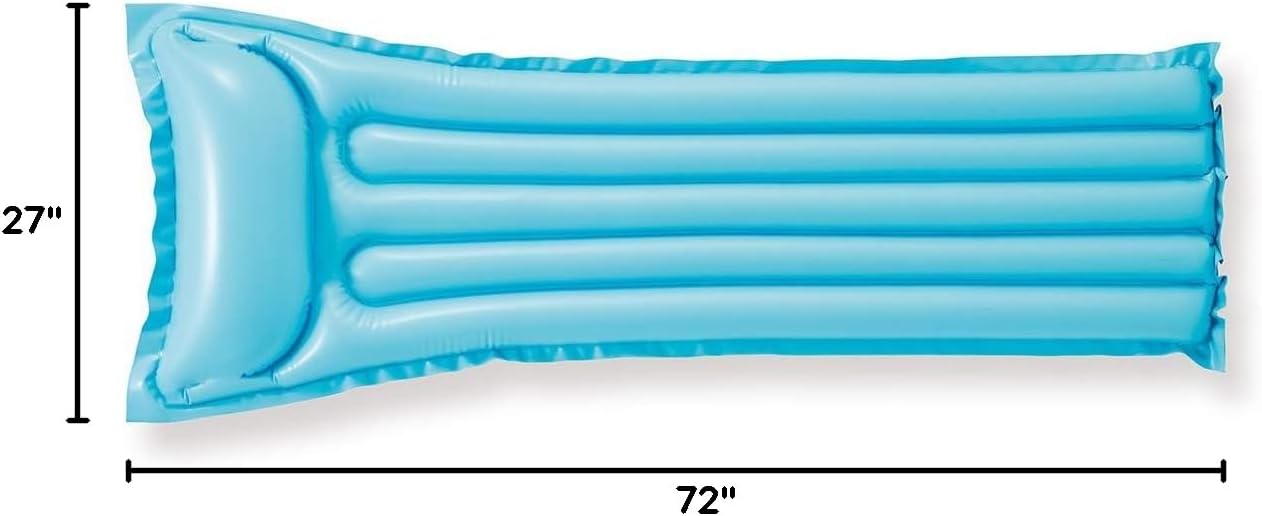 Hot Set of 2 Intex MAT Relax-a-mat Float Water Swim Pool Lake Raft Tube Flotation