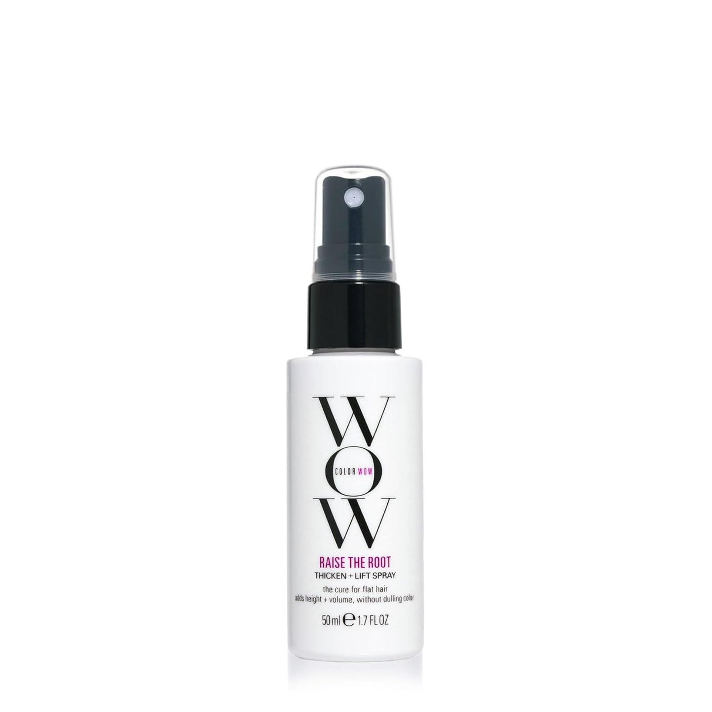 HotCOLOR WOW Raise the Root Thicken + Lift Spray, 1.7 fl oz All-Day Volume for Fine, Flat Hair without Dulling Color