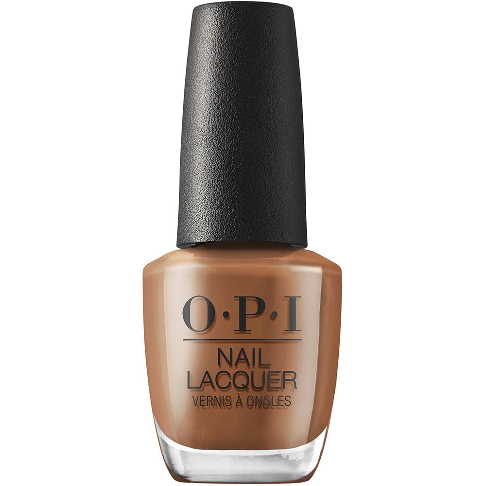 HotOPI Nail Lacquer Classic Nail Polish Colors | Nude & Brown Shades | Crème, Shimmer, and Glitter Chip Resistant Nail-Polish | Fast Drying, Streak-free Formula | 0.5 Fl Oz
