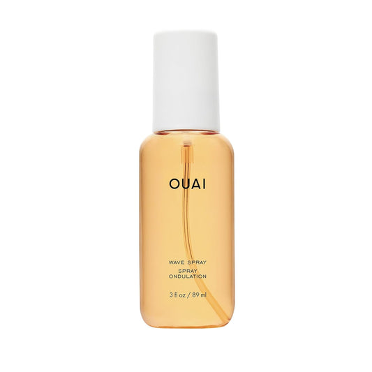 HotOUAI Travel Size Wave Spray - Texture Spray for Hair with Coconut Oil and Rice Protein - Adds Texture, Volume & Shine for Beach Waves - Paraben Free, Safe for Color & Keratin-Treated Hair (3 fl oz)