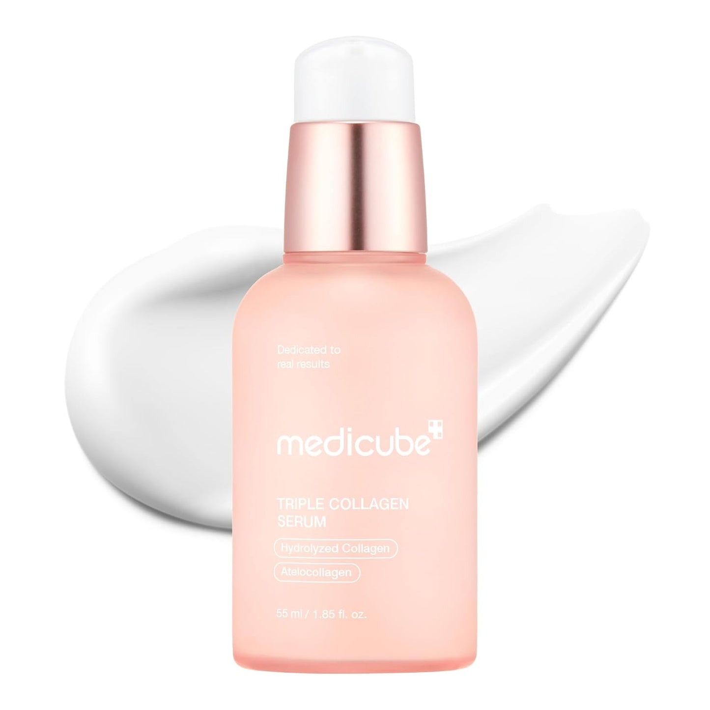 HotMedicube Triple Collagen Serum 1.85 fl.oz - Nourish dull skin with Triple Collagen Complex - A lightweight serum with Niacinamide and Hyaluronic Acid - Korean Skincare