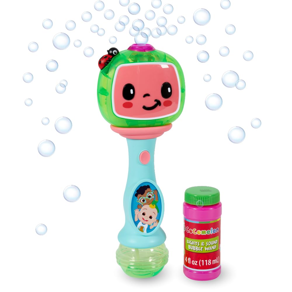 Hot Little Kids Disney Frozen Elsa Light and Sound Musical Bubble Wand, Includes Bubble Solution (20513)