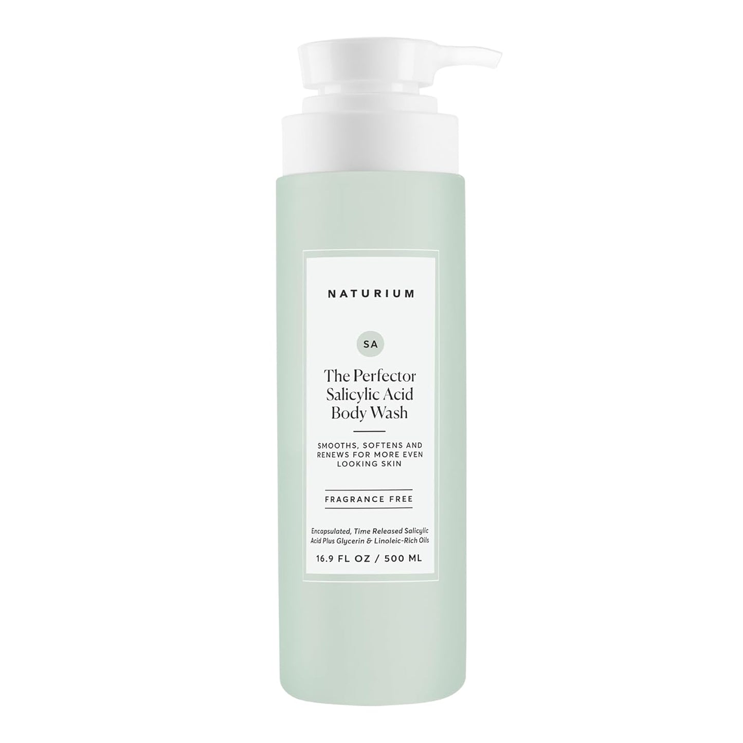 HotNaturium The Perfector Salicylic Acid Body Wash, Gentle & Smoothing Cleanser, 16.9 oz