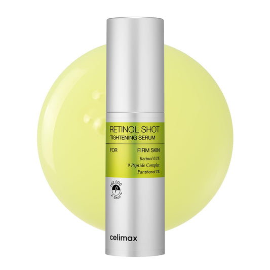 Hotcelimax The Vita A Retinol Shot Tightening Serum | with Pure Vitamin A Retinol, Peptide, Pore Minimizer, Wrinkles & Fine Lines, Firmer Skin, Anti-Aging, Skin Smoothing, Korean Skin Care Gift, 30ml