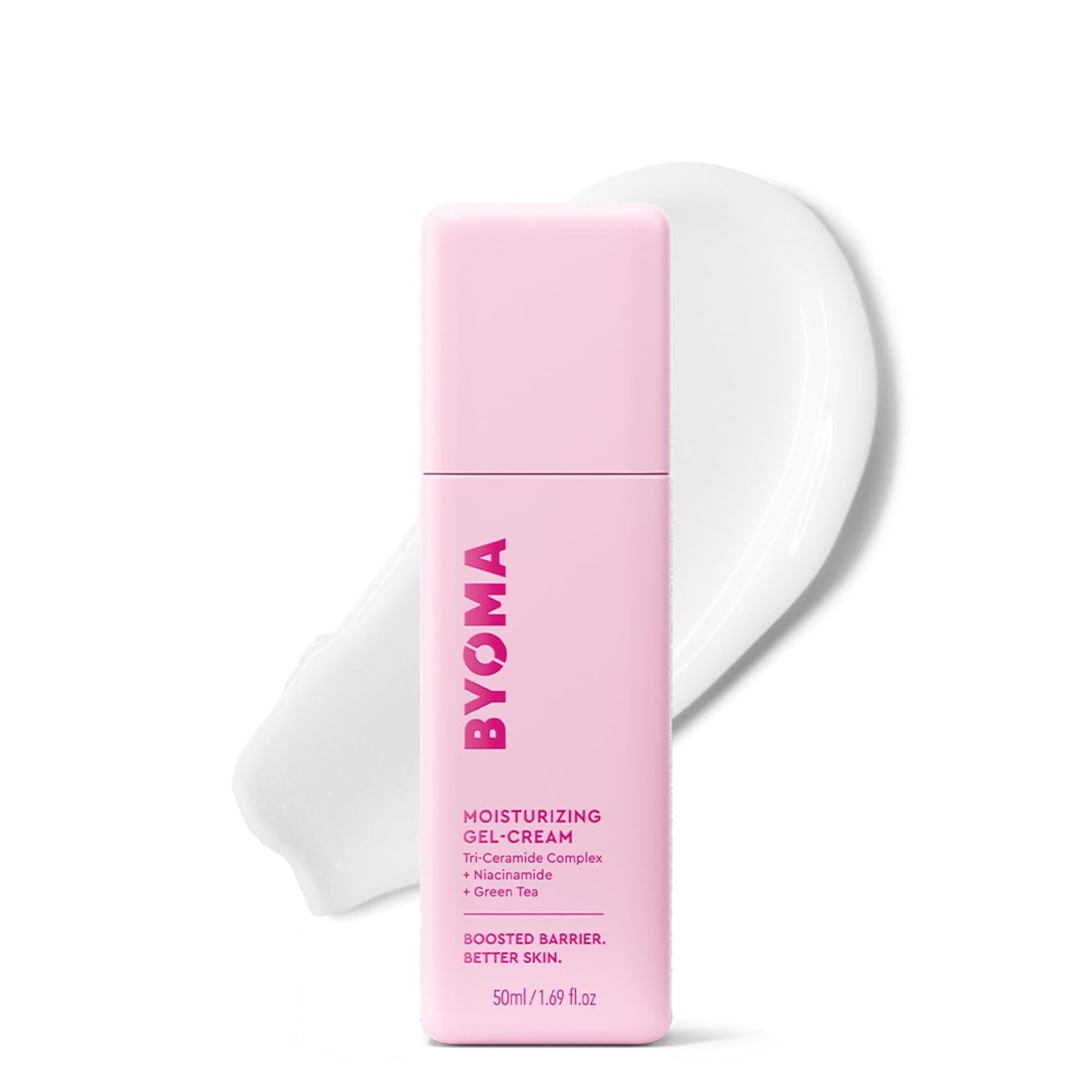 HotBYOMA Moisturizing Gel Cream - Barrier Repair Cream/Gel Face Lotion with Niacinamide and Green Tea - Ceramide Face Moisturizer for Dry Skin - Alcohol Free, Oil Free Face Moisturizer - 1.69 fl. oz