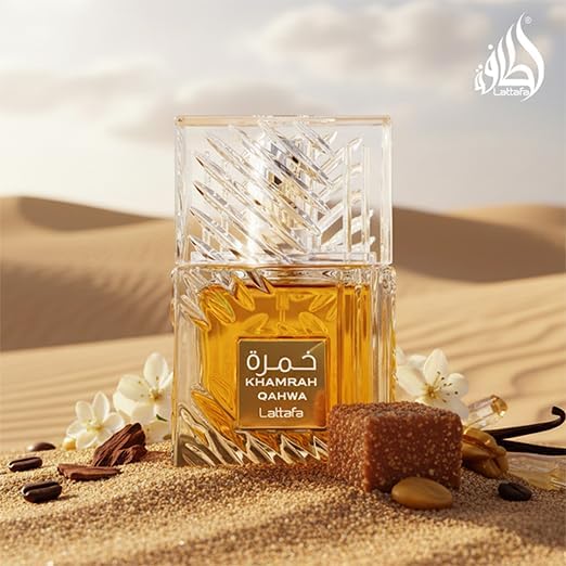 Hot Lattafa Khamrah Qahwa - Vanilla, Warm Spicy, Cinnamon, Sweet - Eau de Parfum Long-Lasting Fragrance for Unisex, 3.40 Ounce / 100 ml