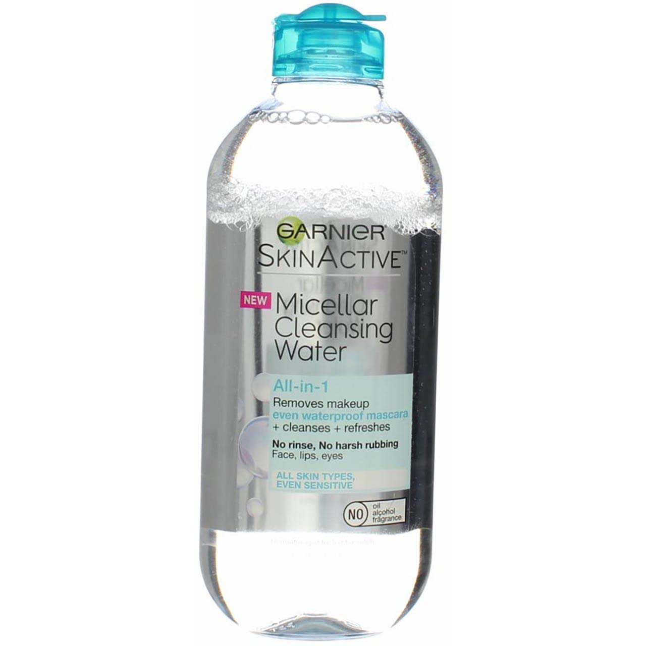 HotGarnier Micellar Water for Waterproof Makeup, Hydrating Facial Cleanser & Makeup Remover, Suitable for Sensitive Skin, Vegan, Cruelty Free, 13.5 Fl Oz (400mL), 2 Count