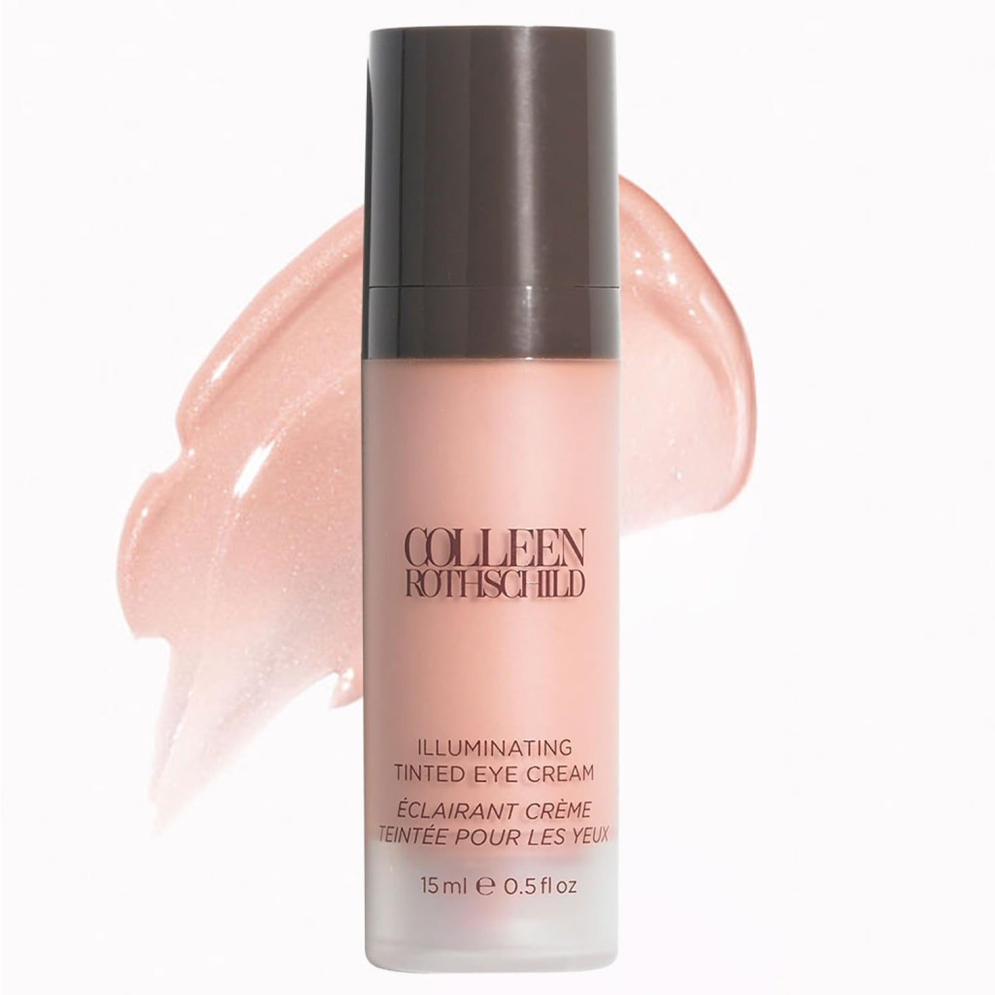 HotColleen Rothschild Illuminating Tinted Eye Cream - Instant Brightening Under Anti Dark Circles Treatment with Hyaluronic Acid, Caffeine & Peptides
