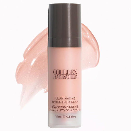 HotColleen Rothschild Illuminating Tinted Eye Cream - Instant Brightening Under Anti Dark Circles Treatment with Hyaluronic Acid, Caffeine & Peptides