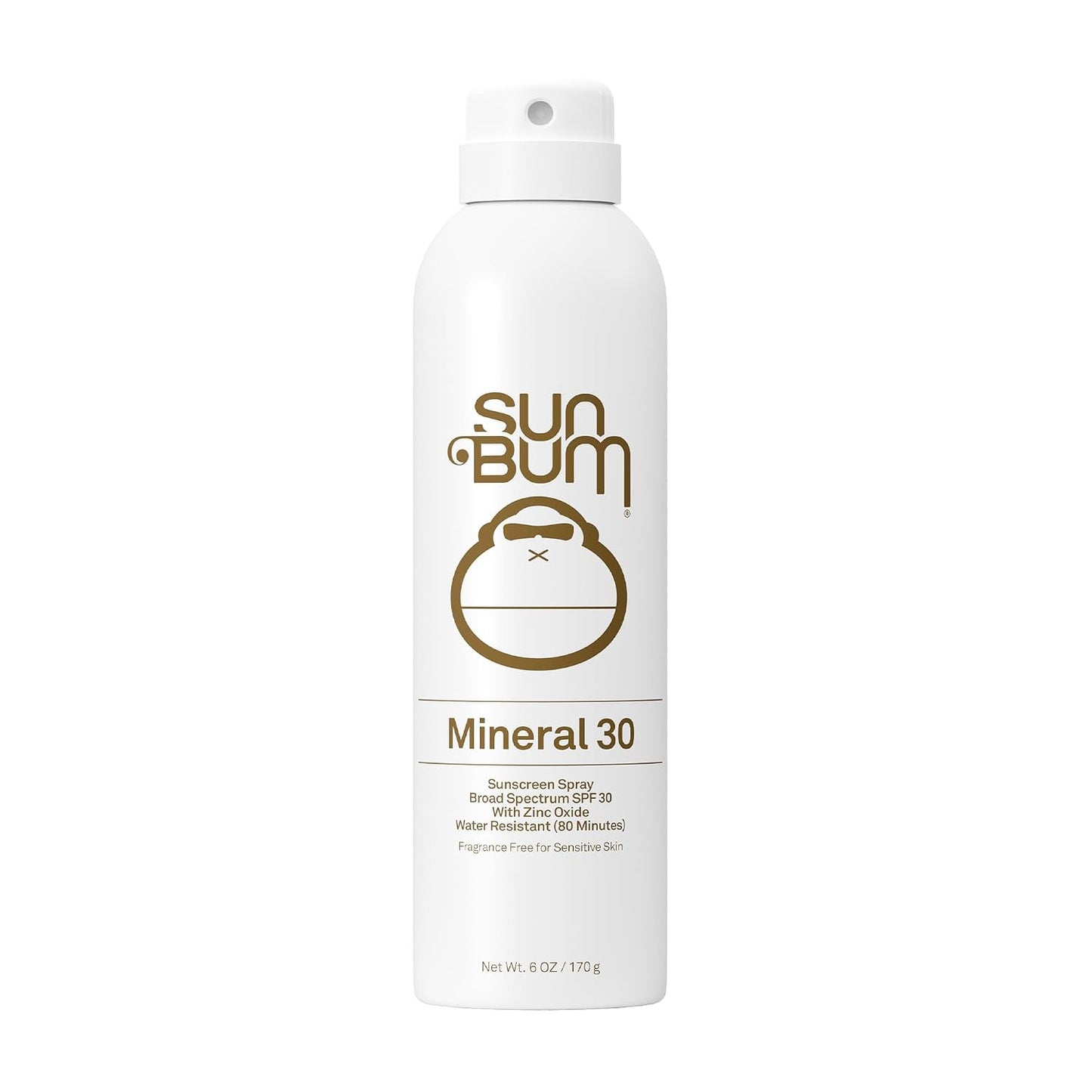 HotSun Bum Mineral SPF 30 Sunscreen Body Spray - NEW FORMULA 2026 Water-Resistant Broad Spectrum Moisturizing Sunscreen with Vitamin E - Hawaii 104 Act Compliant (Without Octinoxate & Oxybenzone) - 6 oz