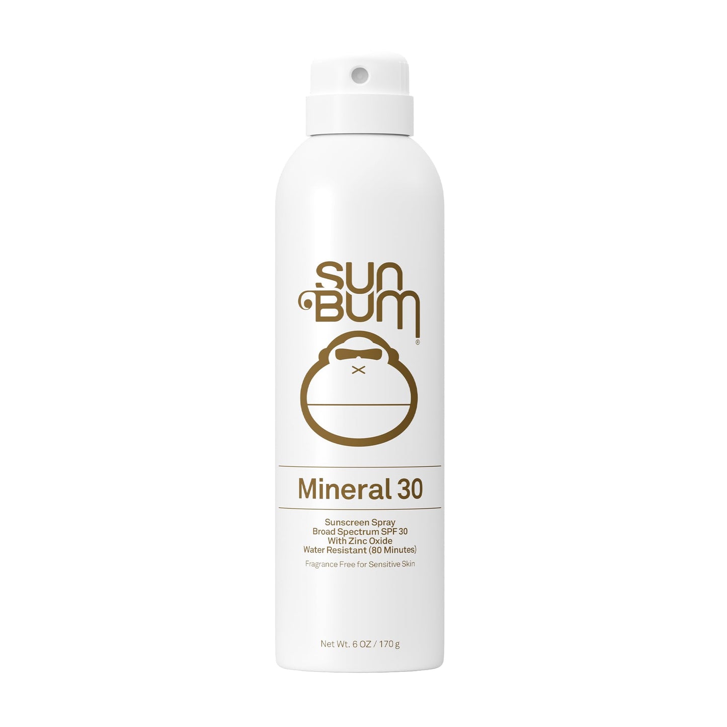 HotSun Bum Mineral SPF 30 Sunscreen Body Spray - NEW FORMULA 2026 Water-Resistant Broad Spectrum Moisturizing Sunscreen with Vitamin E - Hawaii 104 Act Compliant (Without Octinoxate & Oxybenzone) - 6 oz