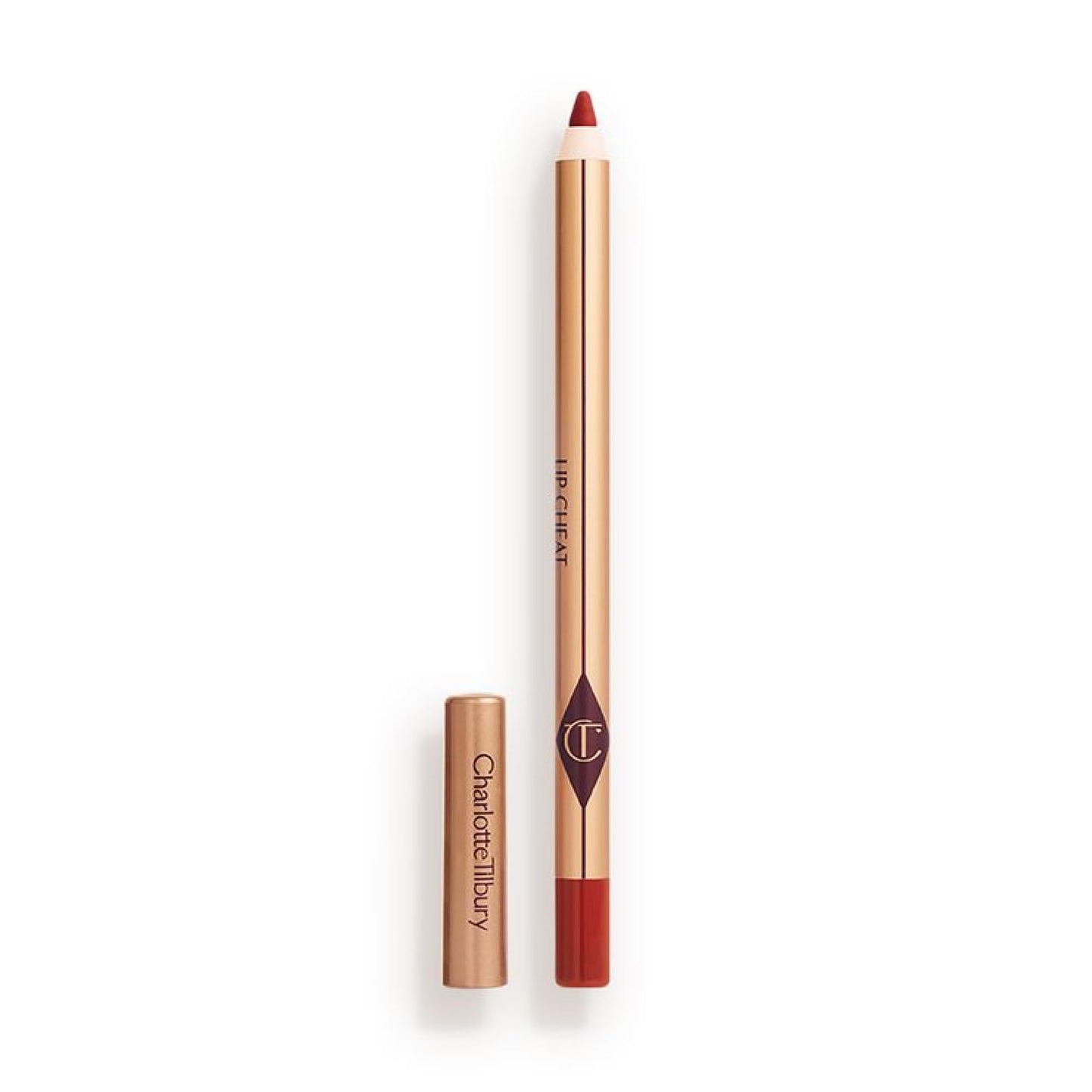 HotCharlotte Tilbury Lip Cheat Lip Liner Pencil - Gives Lips a Fuller-Looking, Defined Pout - Enriched with Jojoba Oil & Hyaluronic Acid - Waterproof, Smudge-Proof & Transfer-Proof