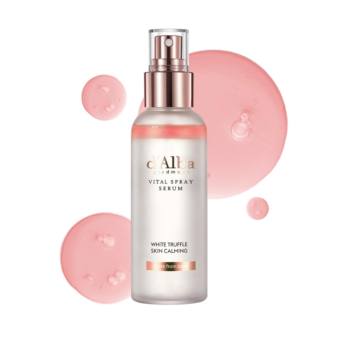 Hotd'alba Piedmont Italian White Truffle First Spray Serum, Vegan Skin Care, Hydrating Face Moisturizer, Glow Serum for Radiant Skin, Non Comedogenic, All In One Mist (1.69 fl oz.)