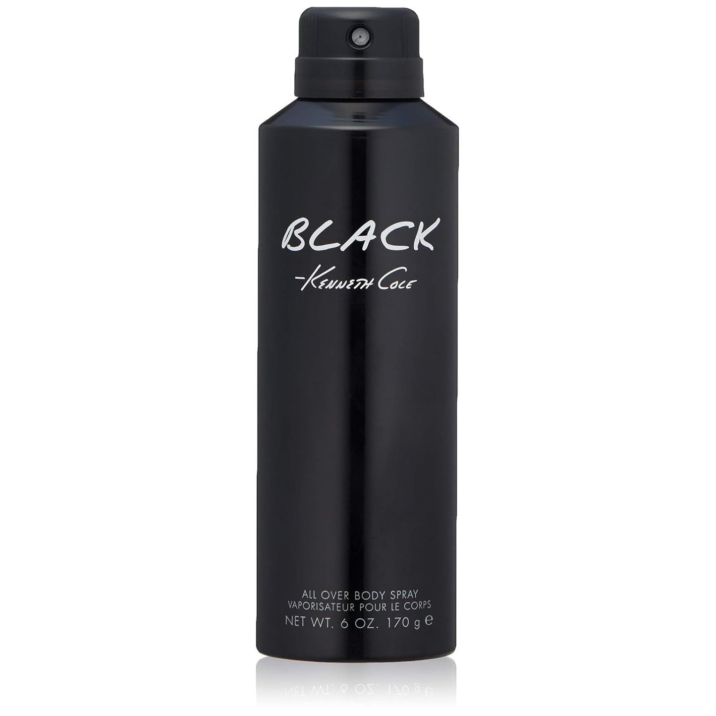 HotKenneth Cole Black All Over Body Spray for Men, Aromatic Woody Fragrance, Notes of Watermint, Mandarin, Cedar, and Musk, Long-Lasting Cologne, 6.0 Fl. Oz