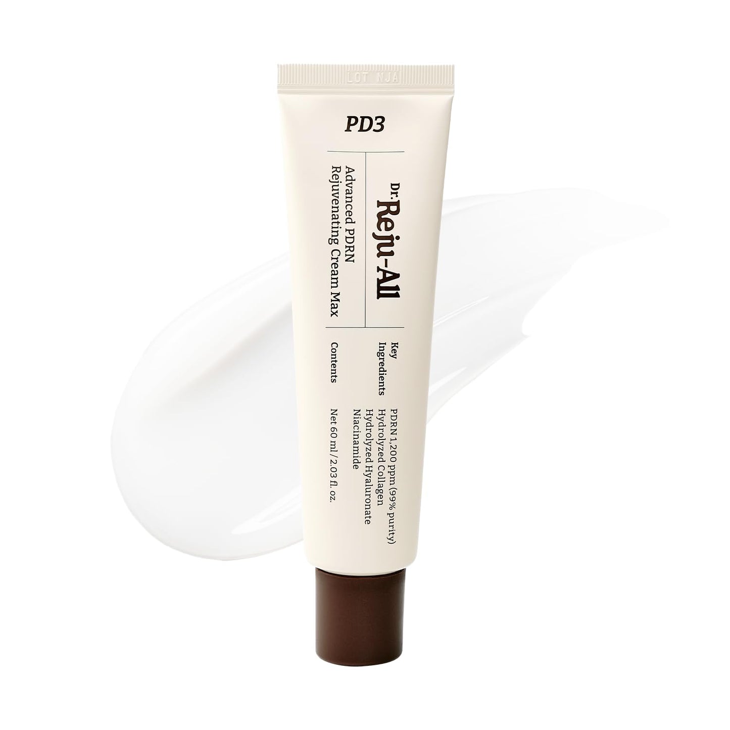 HotDr.Reju-All PDRN Rejuvenating Cream – Rejuall PDRN Face Moisturizer – Optimal 1200ppm for Glass Skin & Plumping – Korean Pharmacy Anti-Aging Skin Care Face Cream - 0.7 Fl Oz