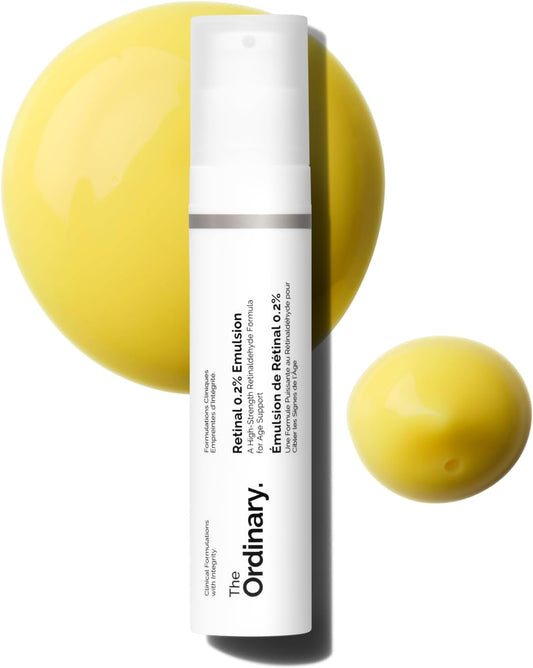 HotRetinal 0.2% Emulsion, High-Strength Retinoid Serum for Advanced Anti-Aging Support, 0.5 Fl Oz