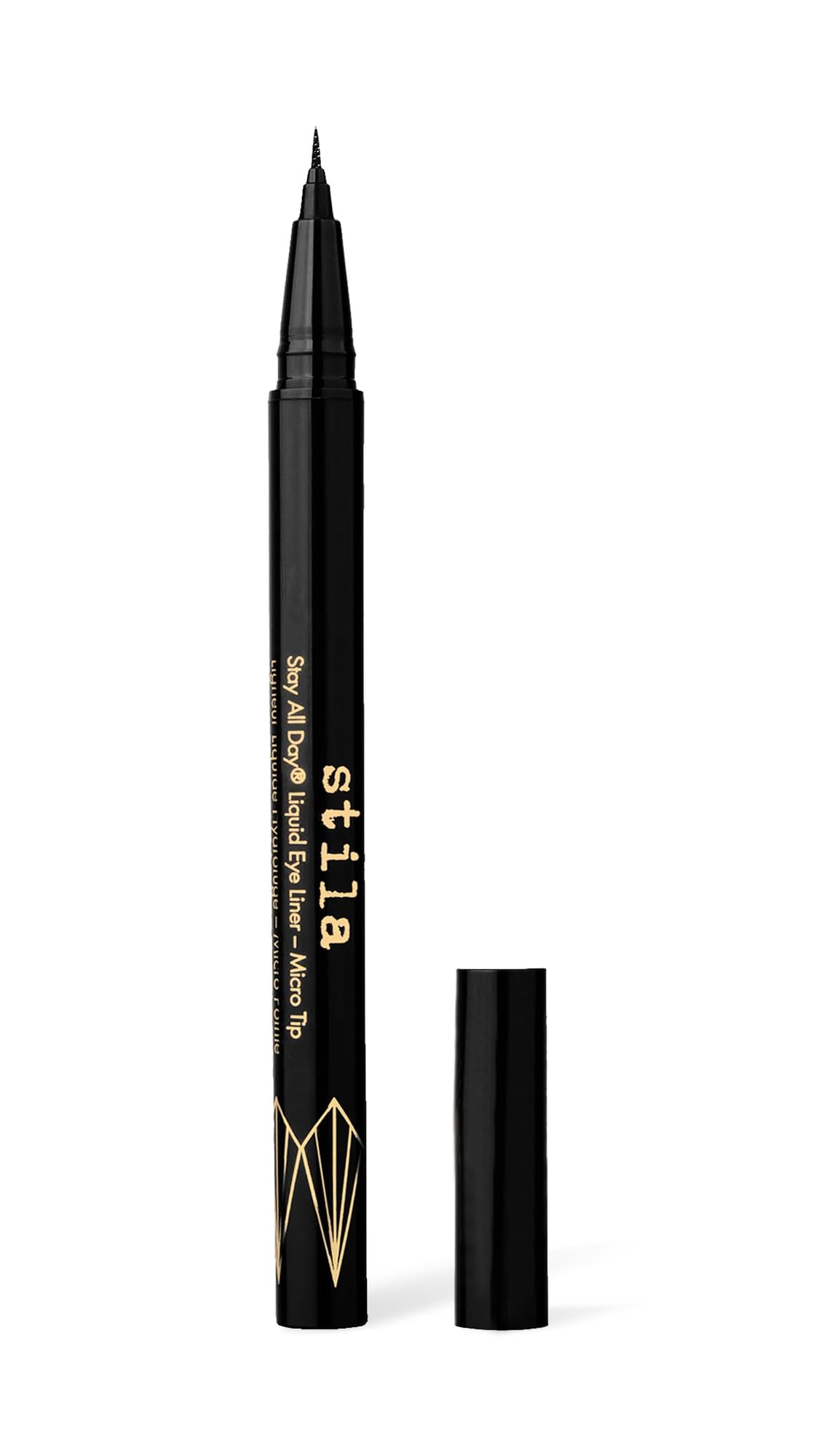 Hotstila Waterproof Liquid Eye Liner, Stay All Day Makeup with Fine Brush Tip Lasting Satin Finish, Smudge-Proof & Transfer-Resistant