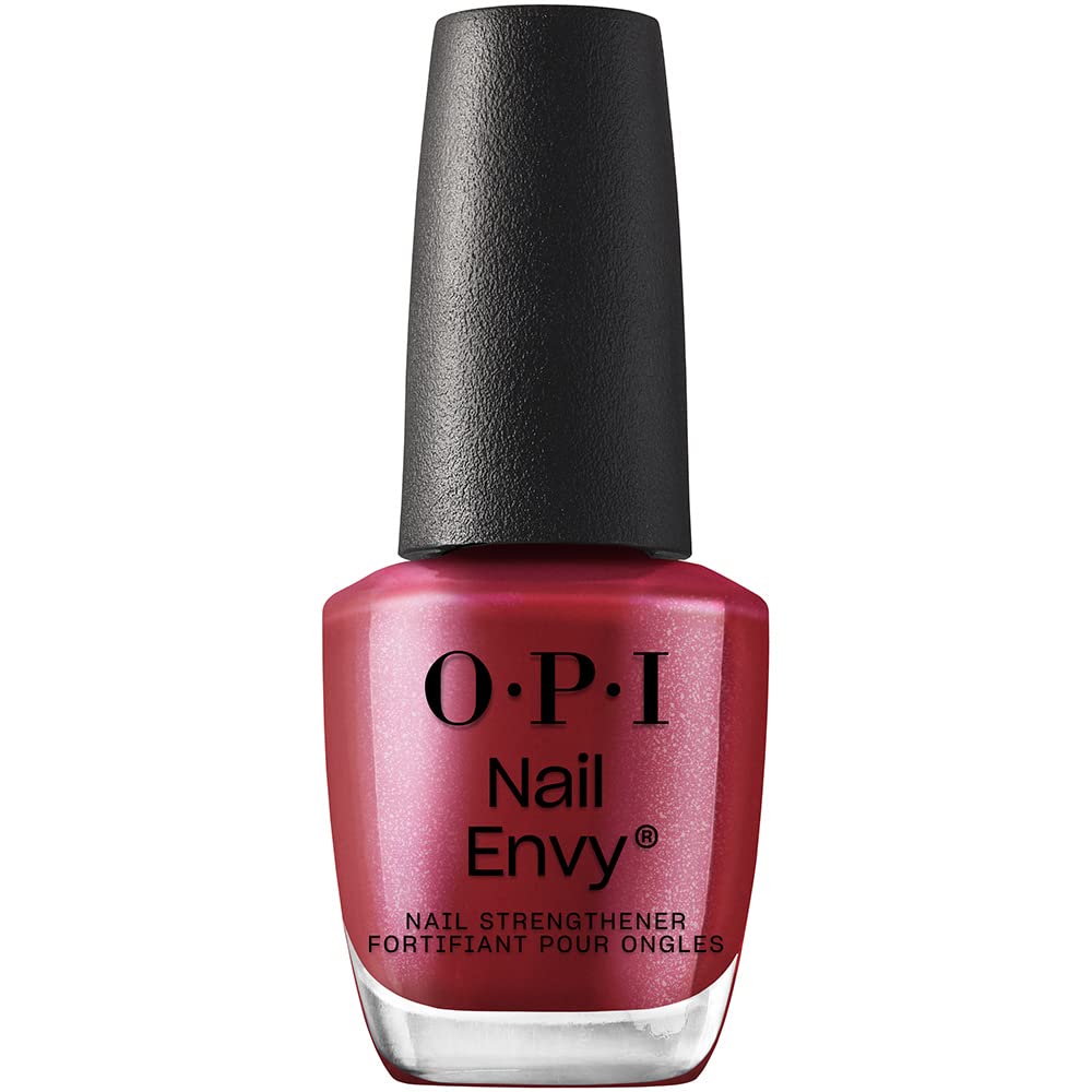 HotOPI Nail Envy Nail Strengthener | Clear & Opaque Crème Nail Polish Treatment | Strengthen Weak & Thin Nails