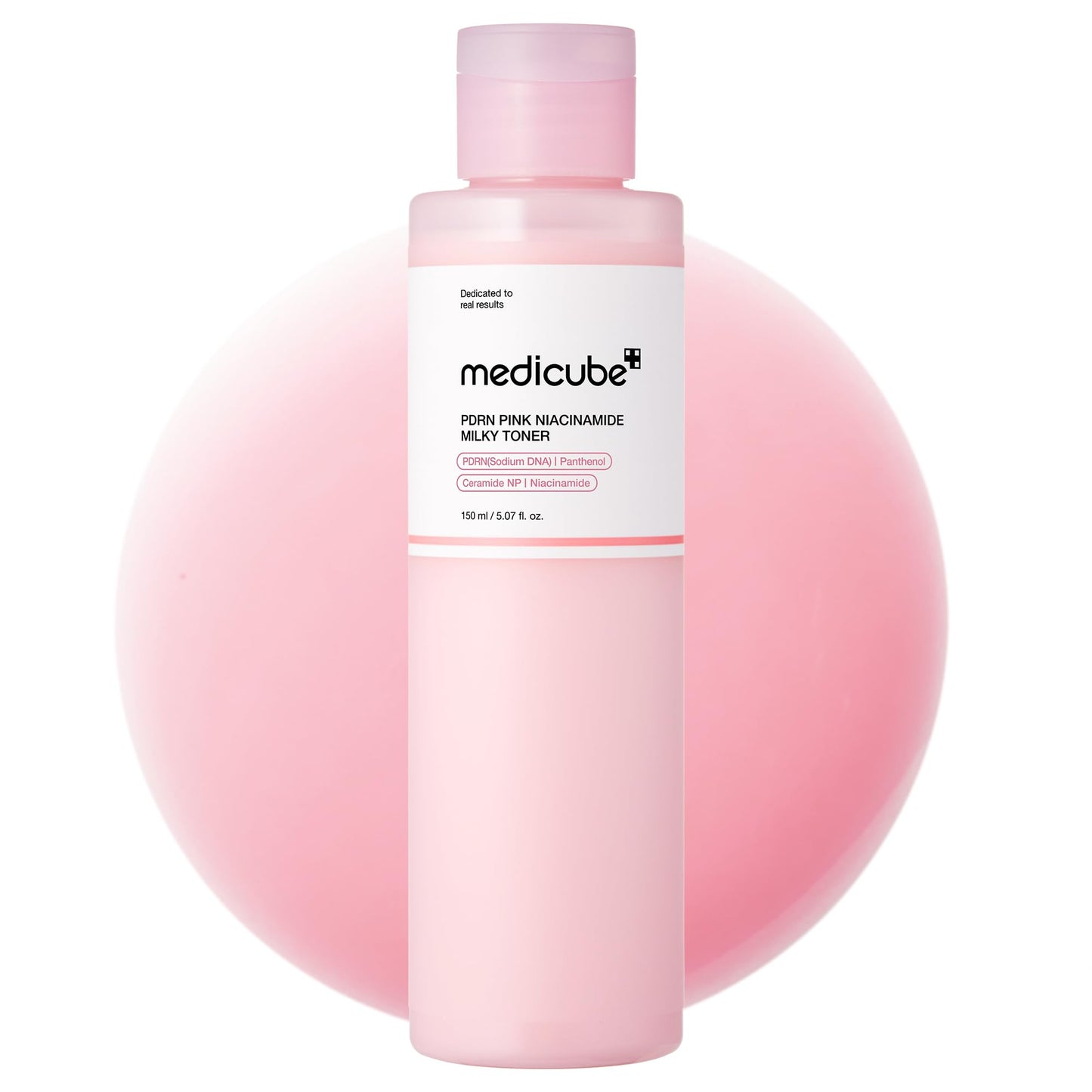 Hotmedicube PDRN Toner Rose PDRN Peptide Toner | Lightweight & Watery Toner with Rose PDRN, Peptides, Niacinamide - For Soothing & Calming, Korean Skincare, 8.45 fl.oz