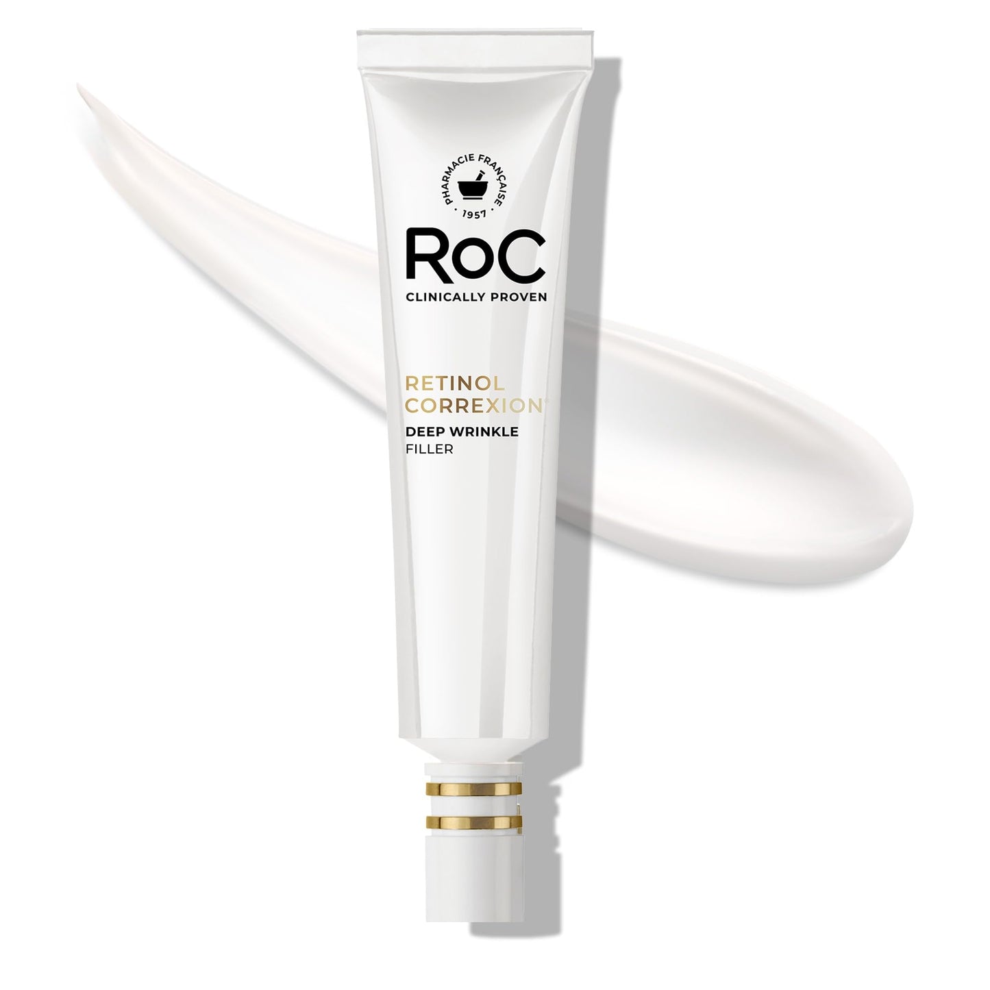 HotRoC Retinol Correxion Deep Wrinkle Retinol Face Serum with Ascorbic Acid, Anti-Aging Treatment for Fine Lines, Dark Spots, Post Acne Scars, 1 Oz (Packaging May Vary)